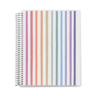 EC Watercolor Stripes 8.5x11 Notebook